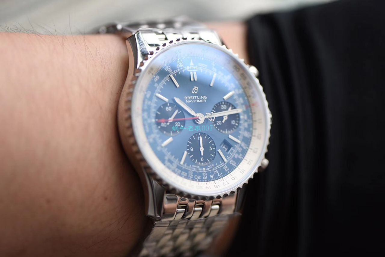  Video analysis GF Factory  High quality  Replica Watches  Breitling 航空计时 B01计时43系列AB0121211G1A1 wrist watches  / BL163