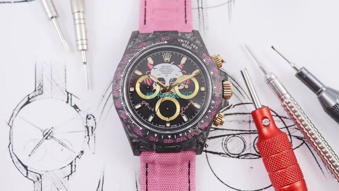 WWF Factory 官网新品发布 Rolex 最新DIW团队改装 carbon fiber  Ditongna  wrist watches  / R579