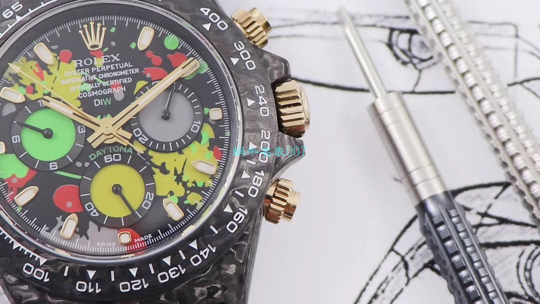 WWF Factory 官网新品发布 Rolex 最新DIW团队改装 carbon fiber  Ditongna  wrist watches  / R579