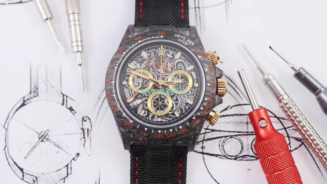 WWF Factory 官网新品发布 Rolex 最新DIW团队改装 carbon fiber  Ditongna  wrist watches  / R579