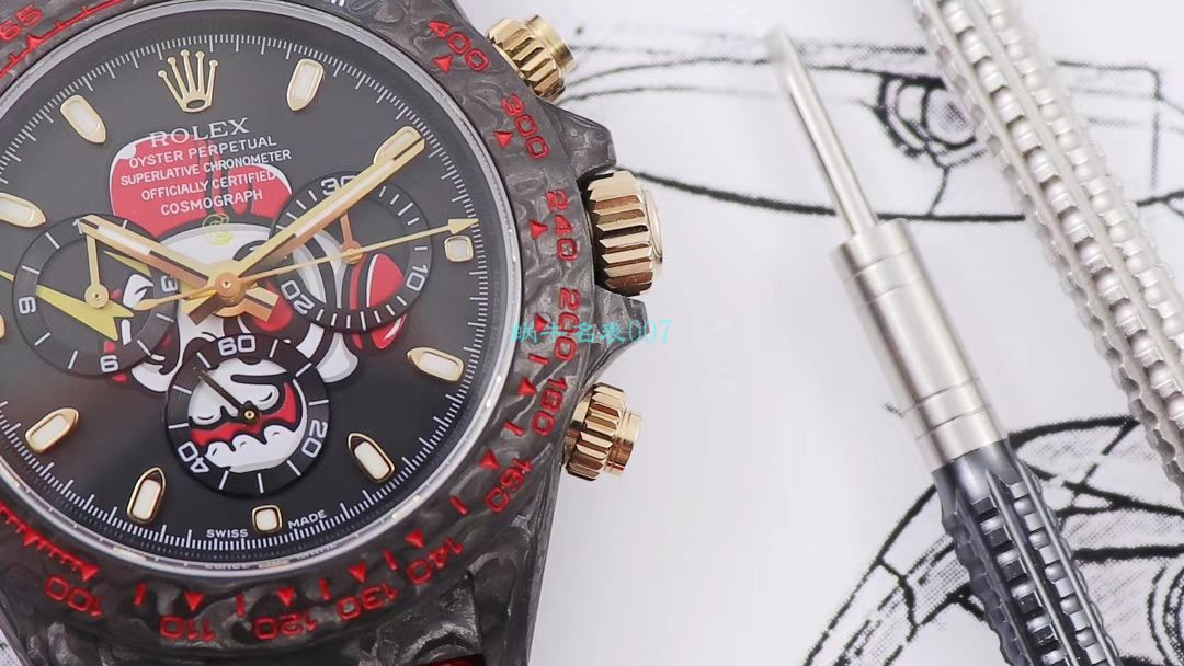 WWF Factory 官网新品发布 Rolex 最新DIW团队改装 carbon fiber  Ditongna  wrist watches  / R579