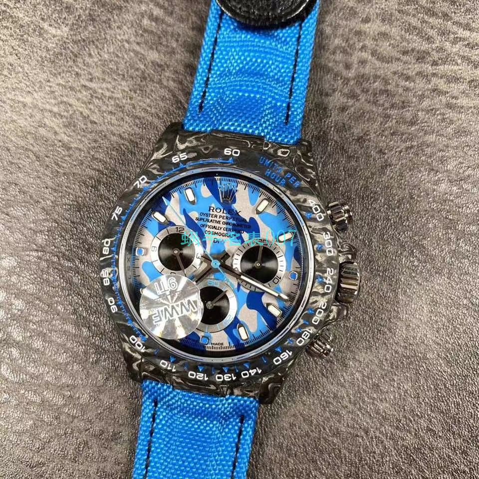 WWF Factory 官网新品发布 Rolex 最新DIW团队改装 carbon fiber  Ditongna  wrist watches  / R579