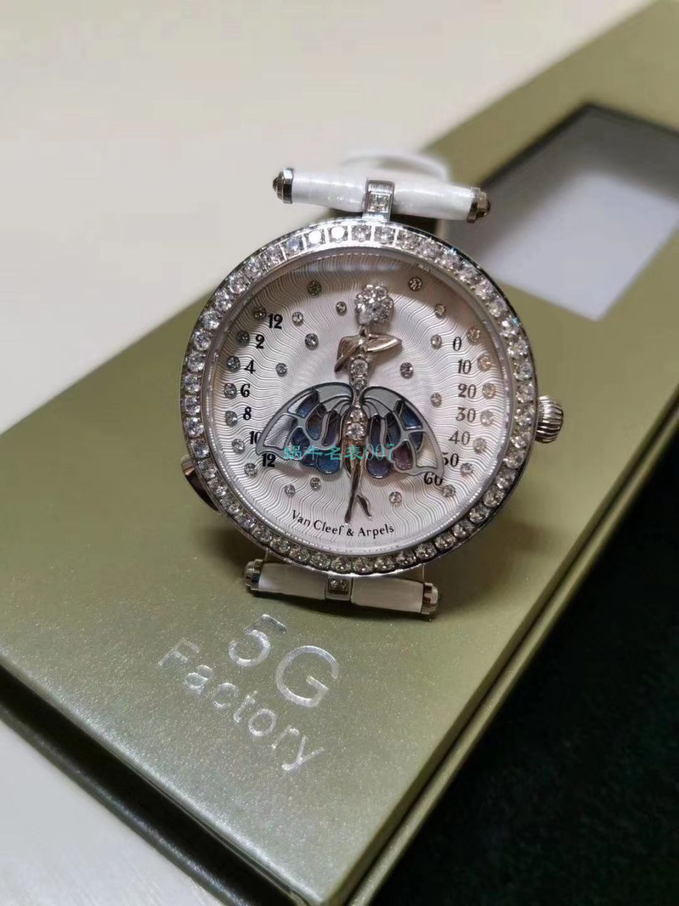 5G Factory  High quality  Replica 梵克雅宝诗意复杂功能系列VCARO8PM00女士 wrist watches  / VCA07