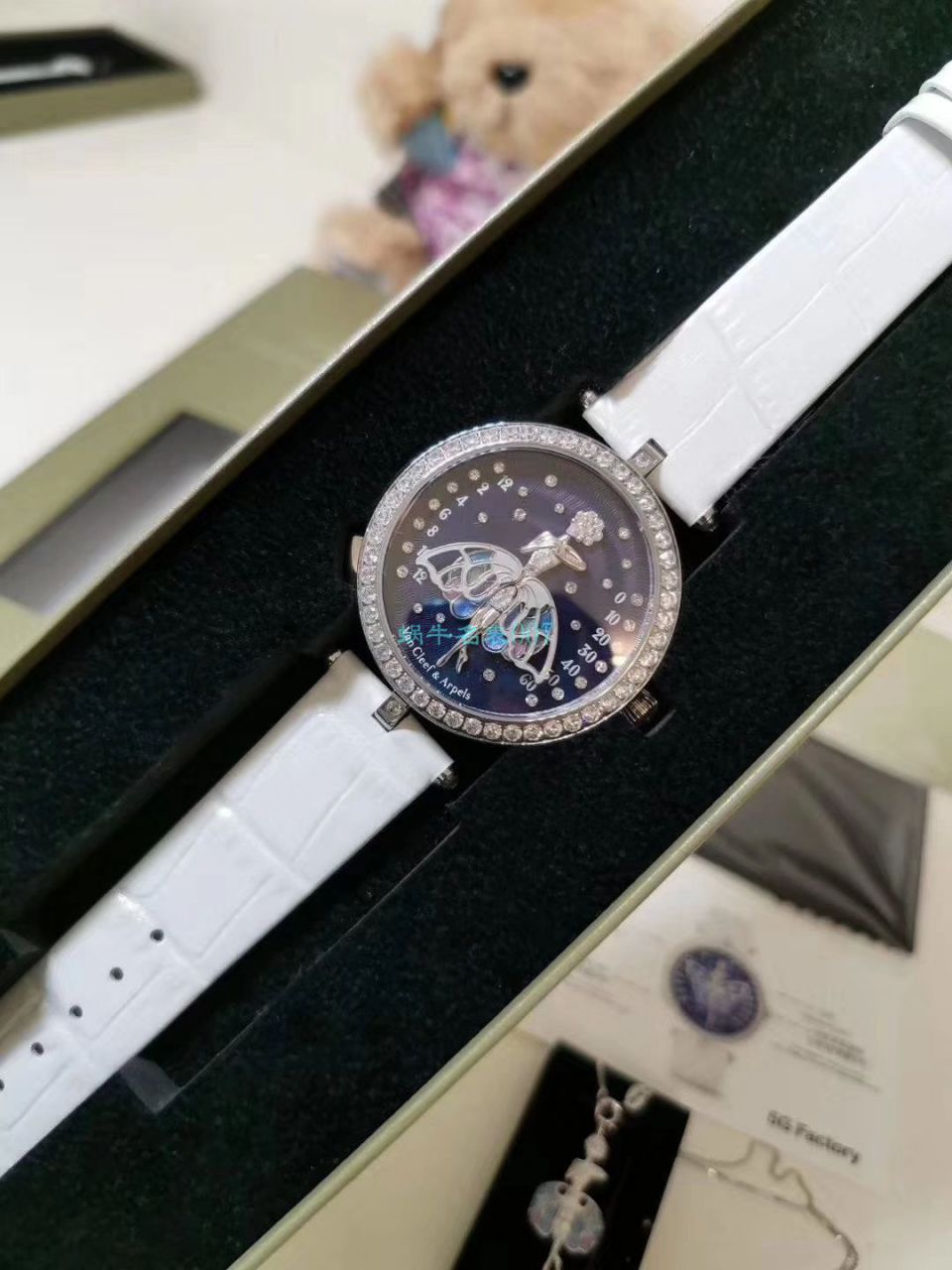 5G Factory  High quality  Replica 梵克雅宝诗意复杂功能系列VCARO8PM00女士 wrist watches  / VCA07