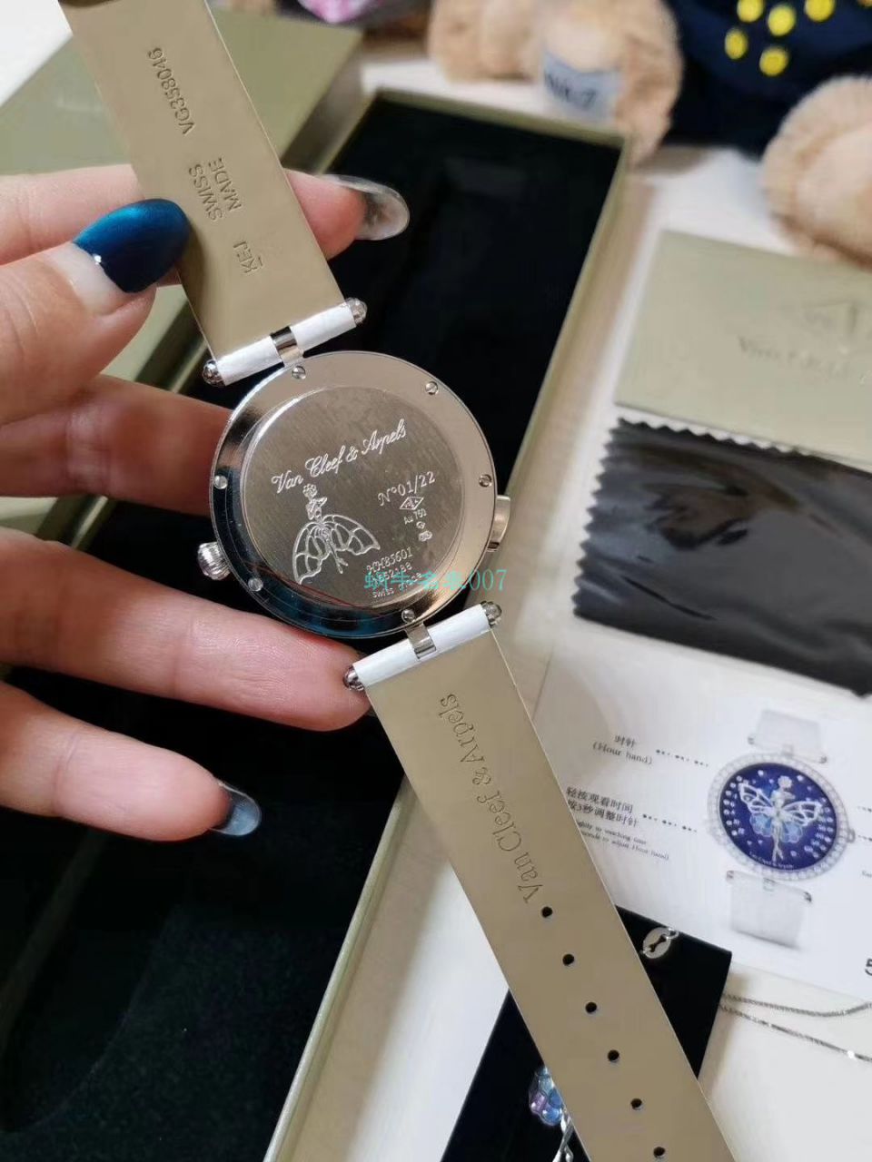 5G Factory  High quality  Replica 梵克雅宝诗意复杂功能系列VCARO8PM00女士 wrist watches  / VCA07