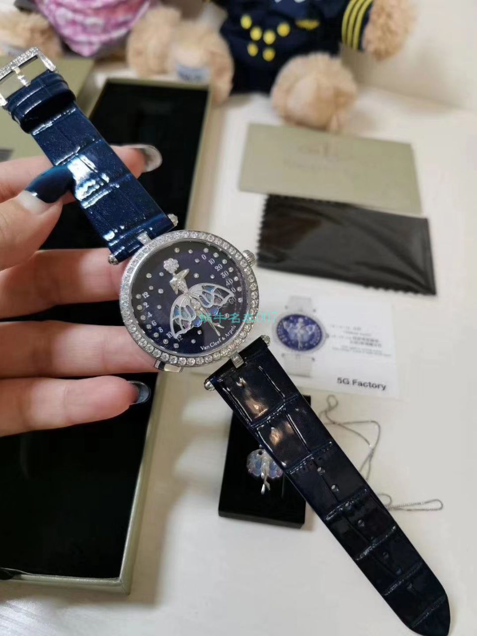 5G Factory  High quality  Replica 梵克雅宝诗意复杂功能系列VCARO8PM00女士 wrist watches  / VCA07