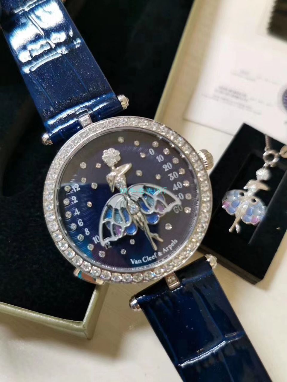 5G Factory  High quality  Replica 梵克雅宝诗意复杂功能系列VCARO8PM00女士 wrist watches  / VCA07