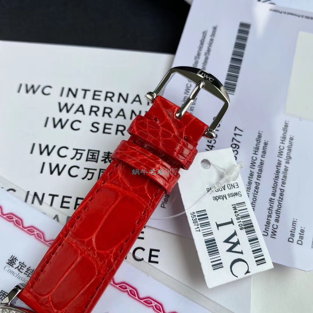 原单真钻IWC女表 IWC 柏涛菲诺系列IW458109 wrist watches  / WG527