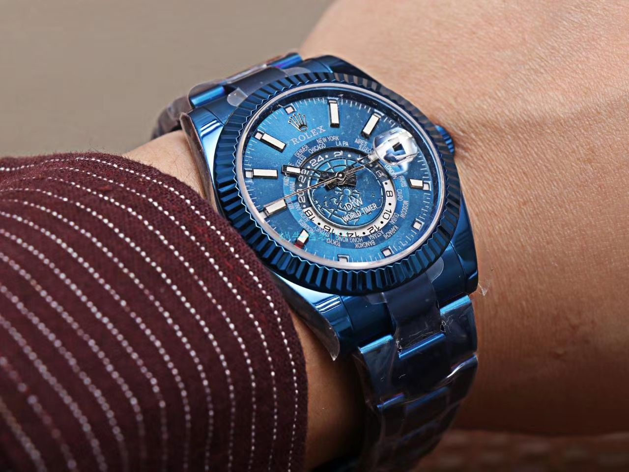WWF Factory 官网 Rolex 天行者sky Dweller wrist watches DIW团队改装款 / R580
