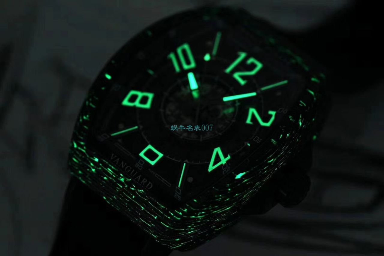 TW Factory 推出 Replica Copy 法穆兰 carbon fiber WPHH 2020 Vanguard™ Racing镂空系列 wrist watches  / FL070