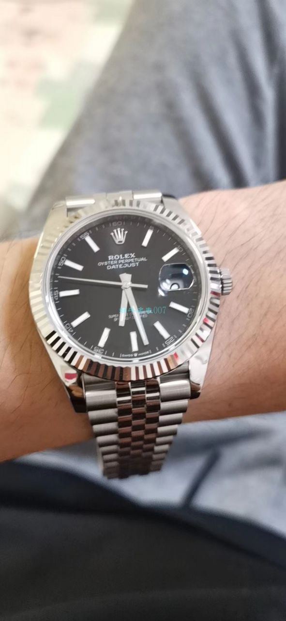 AR Factory  Rolex DATEJUST  Datejust 41毫米904钢V3版 Replica Copy m126334-0002 wrist watches  / R592