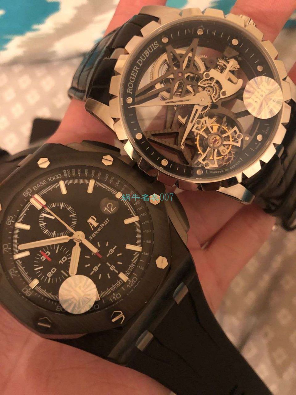BBR Factory  top  Replica Copy  Tourbillon 罗杰杜彼EXCALIBUR（王者系列）系列RDDBEX0479蓝色 watchband   wrist watches  / LJ066