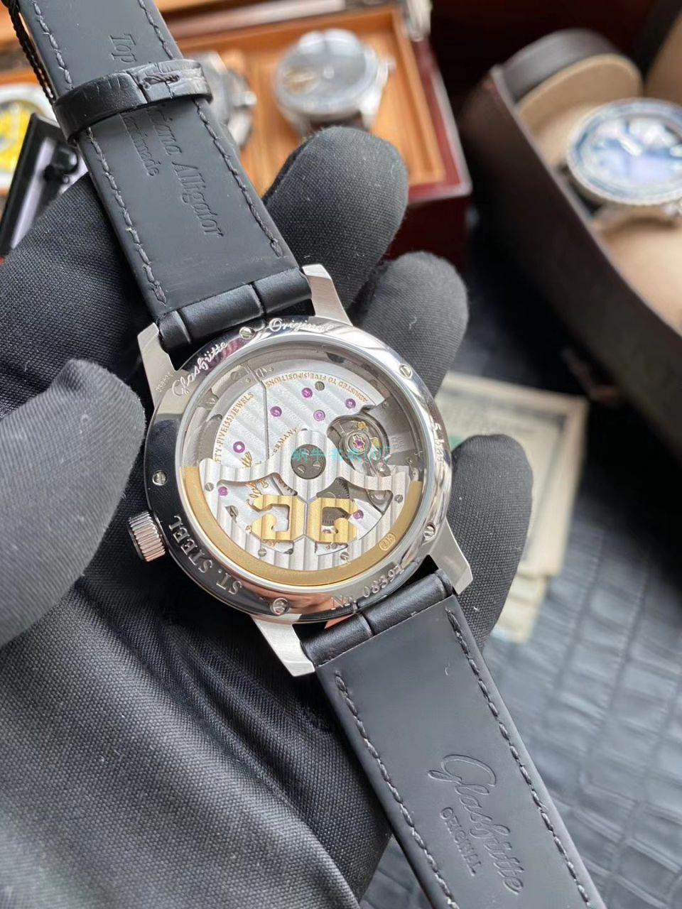  Video analysis V9 Factory  Replica Copy  Watches glashuette original原创议员100-04-32-12-50大日历 / GLA062
