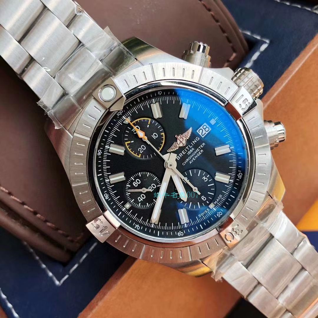 原单ETA7750 Breitling 复仇者计时 wrist watches 45系列A13317101B1A1 wrist watches  / BL172
