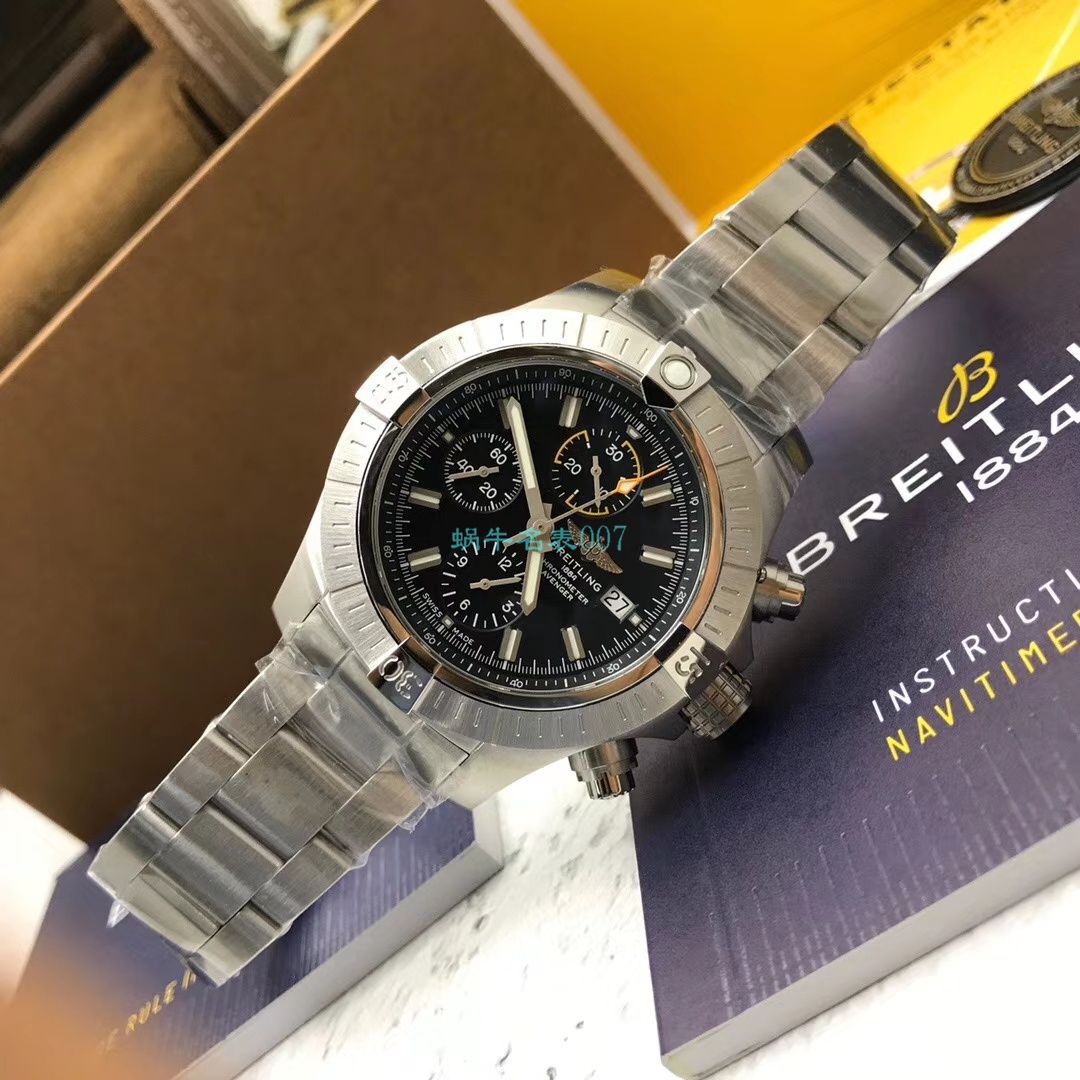 原单ETA7750 Breitling 复仇者计时 wrist watches 45系列A13317101B1A1 wrist watches  / BL172