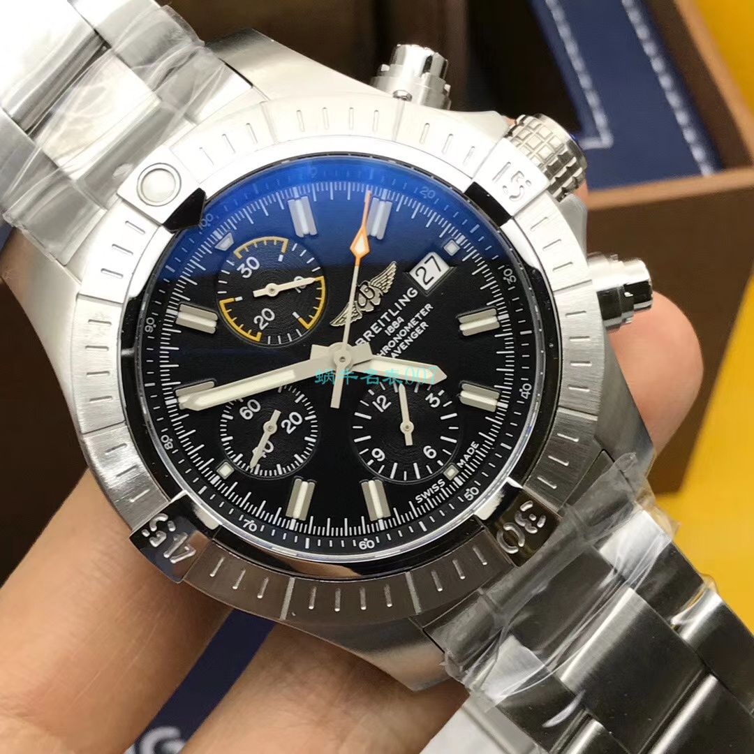 原单ETA7750 Breitling 复仇者计时 wrist watches 45系列A13317101B1A1 wrist watches  / BL172