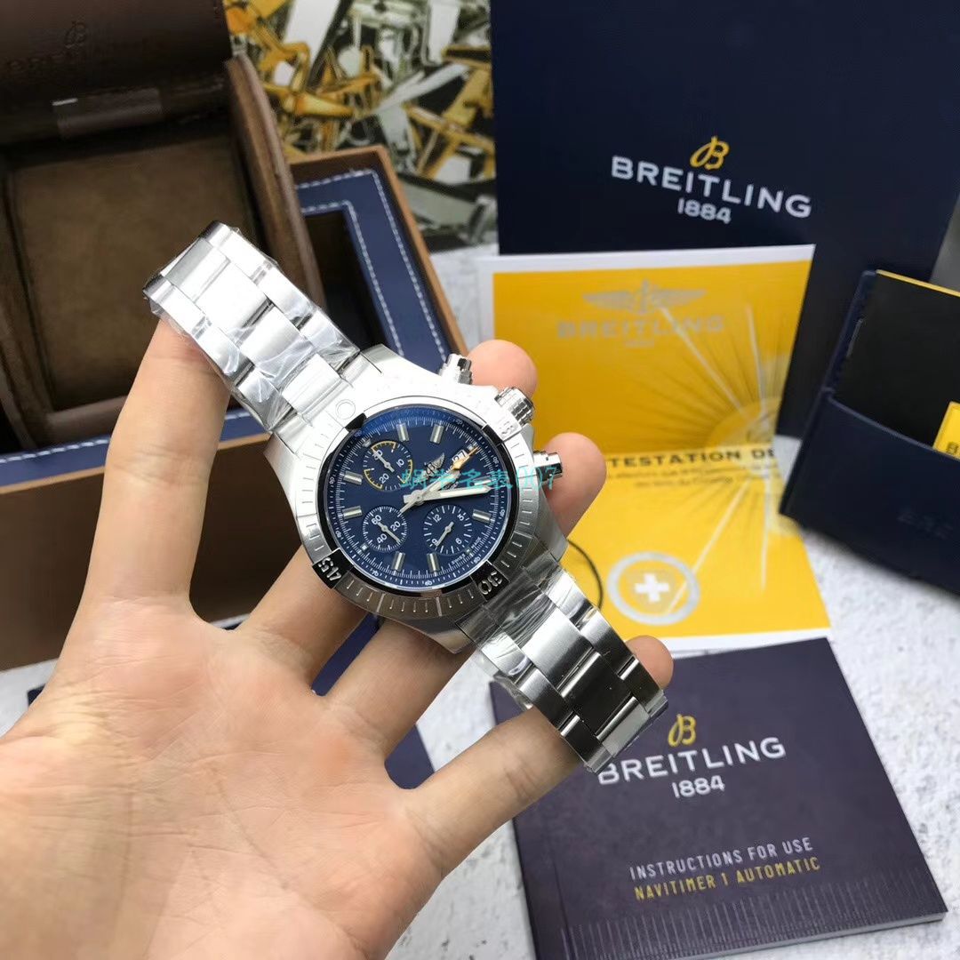 渠道原单 Breitling 复仇者计时 wrist watches 45系列A13317101C1A1 wrist watches  / BL171