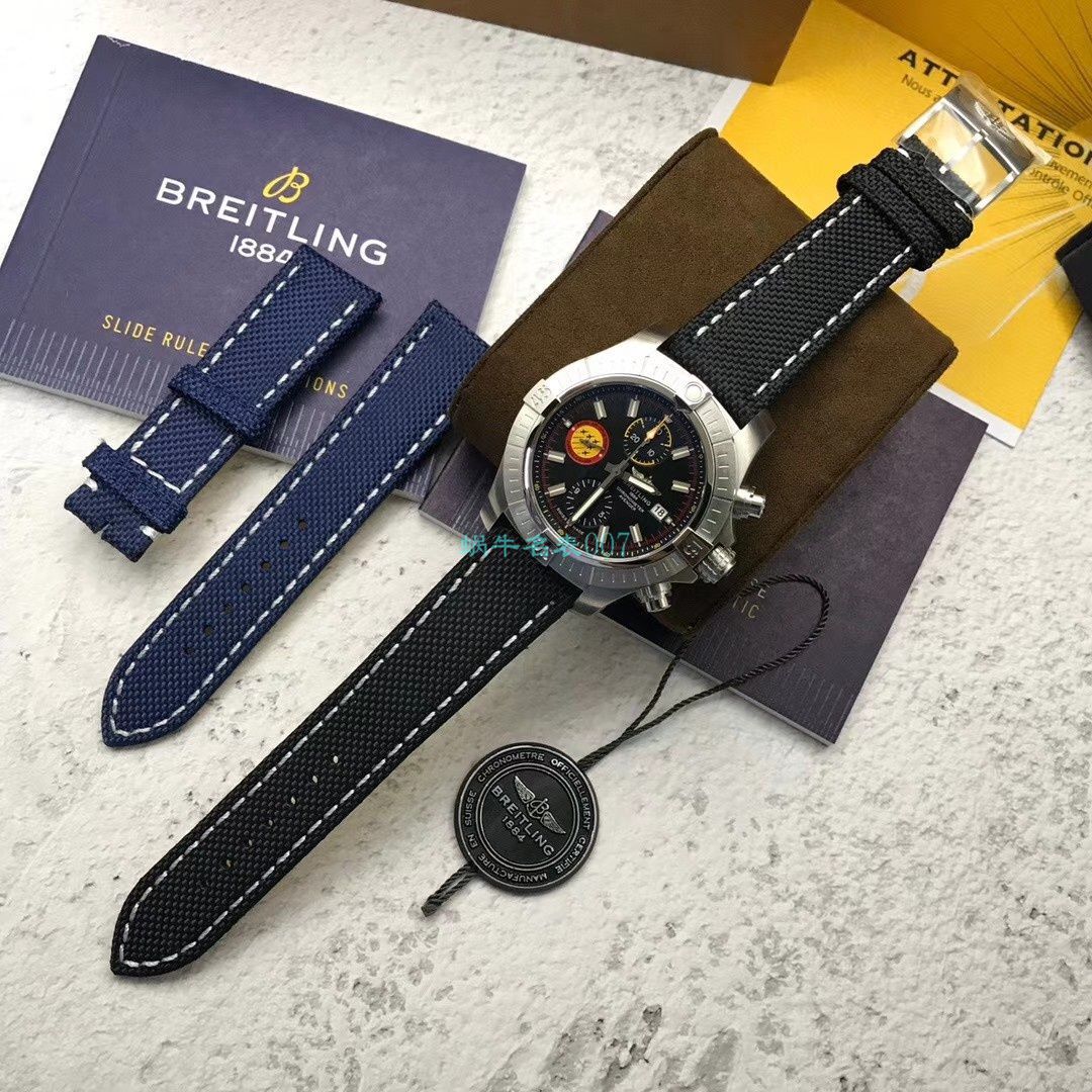 原单 Breitling 50周年复仇者瑞士巡逻兵限量款A133171A1B1X1 wrist watches  / BL176