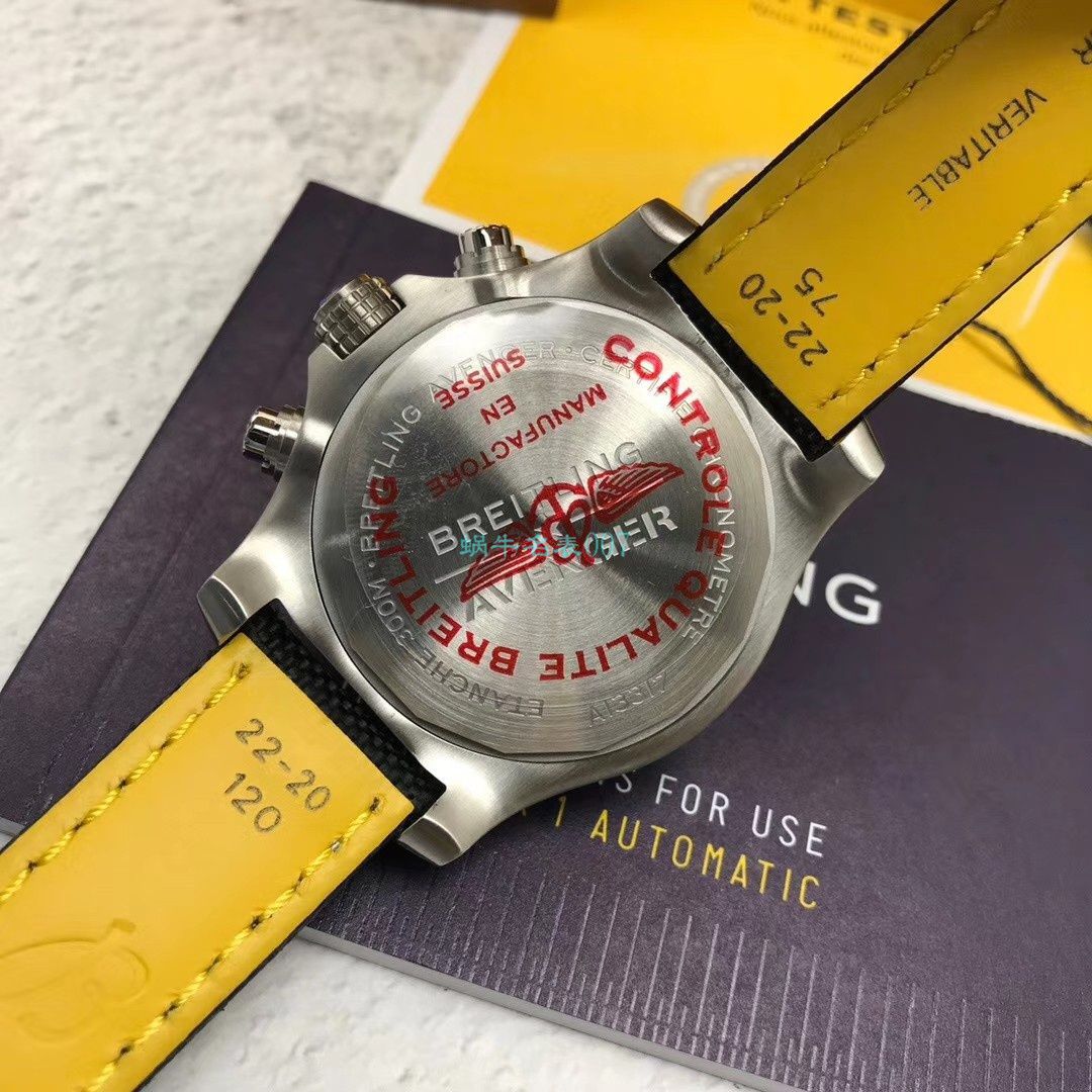 原单 Breitling 50周年复仇者瑞士巡逻兵限量款A133171A1B1X1 wrist watches  / BL176