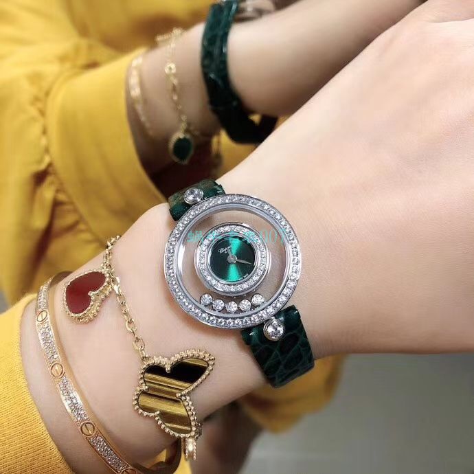 BV Factory  High quality  Replica  Chopard 女表快乐钻203957-5209 wrist watches  / XB062