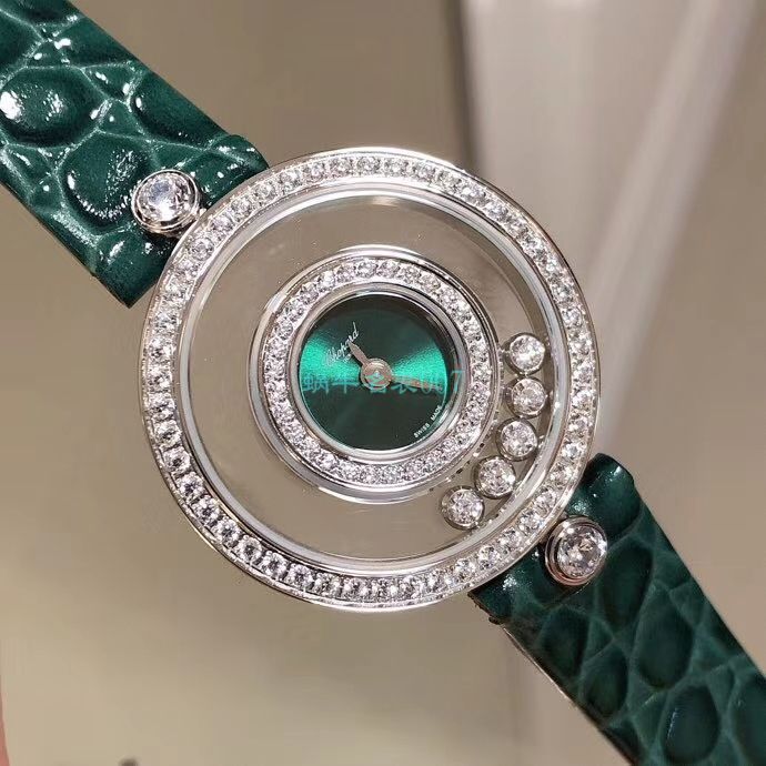 BV Factory  High quality  Replica  Chopard 女表快乐钻203957-5209 wrist watches  / XB062