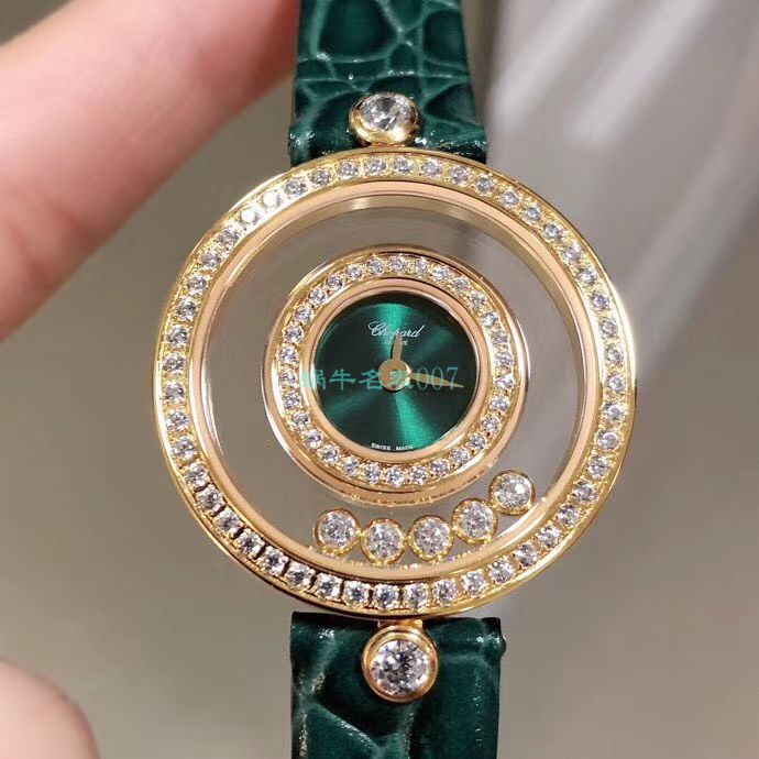 BV Factory  High quality  Replica  Chopard 女表快乐钻203957-5209 wrist watches  / XB062
