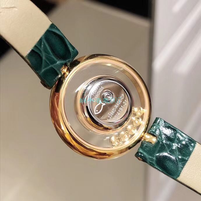 BV Factory  High quality  Replica  Chopard 女表快乐钻203957-5209 wrist watches  / XB062