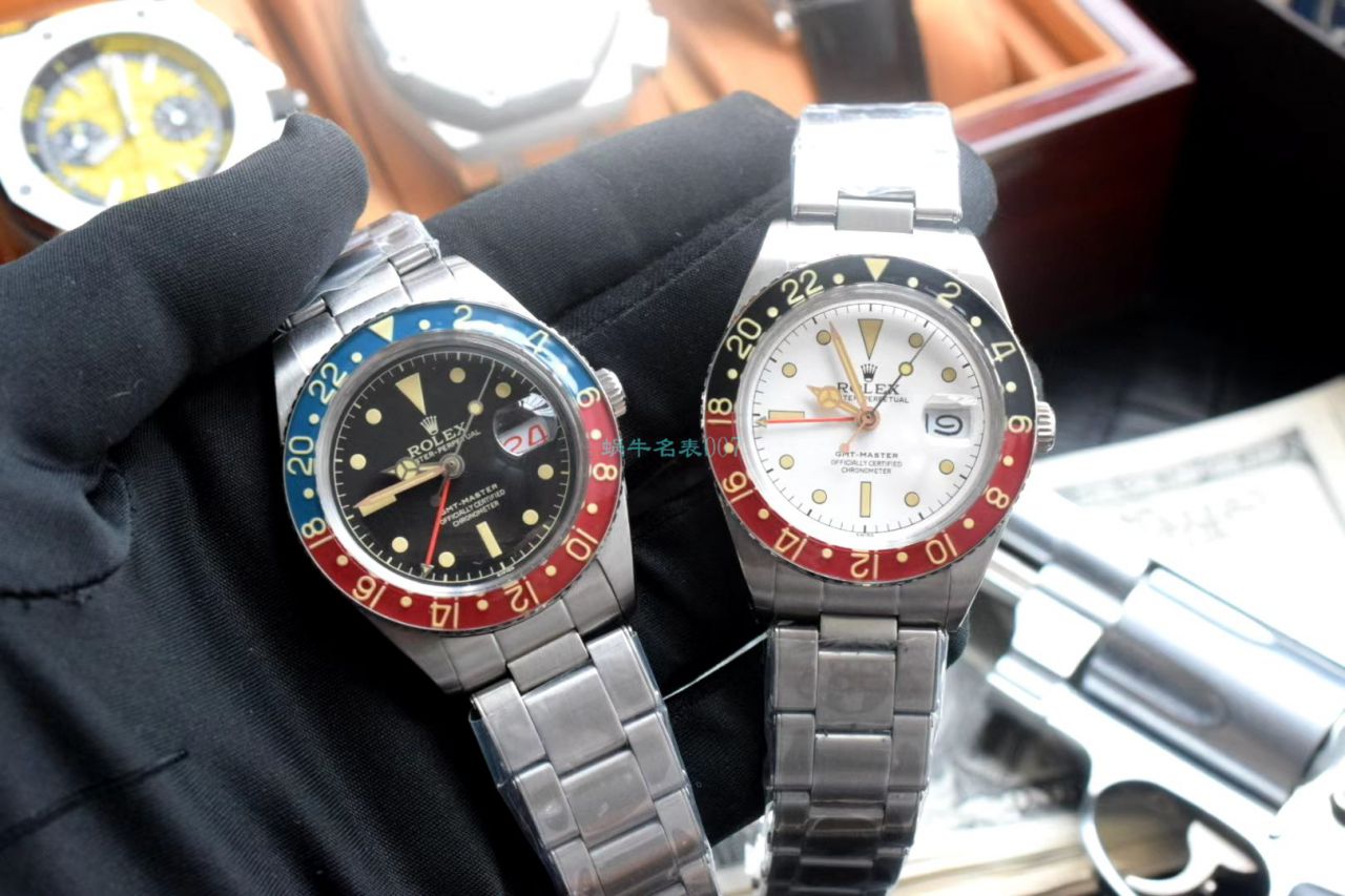  Rolex 复古 GMT MASTER II系列可乐圈GMT Master II  Replica Copy 16710 wrist watches  / R602