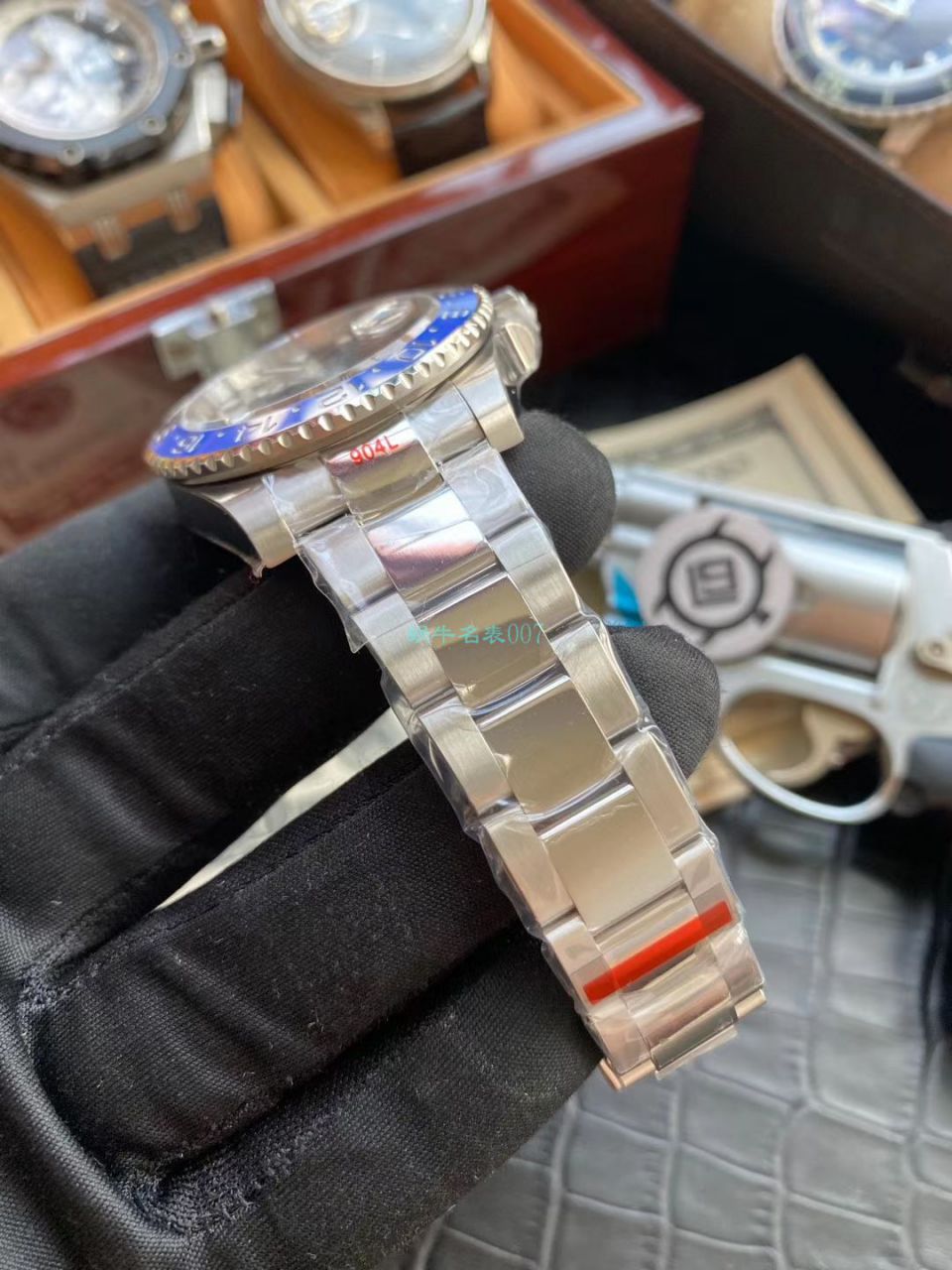 V9 Factory 官网 Replica Copy  Watches  Rolex  GMT MASTER II系列116710BLNR-78200 wrist watches (可乐圈) / R603