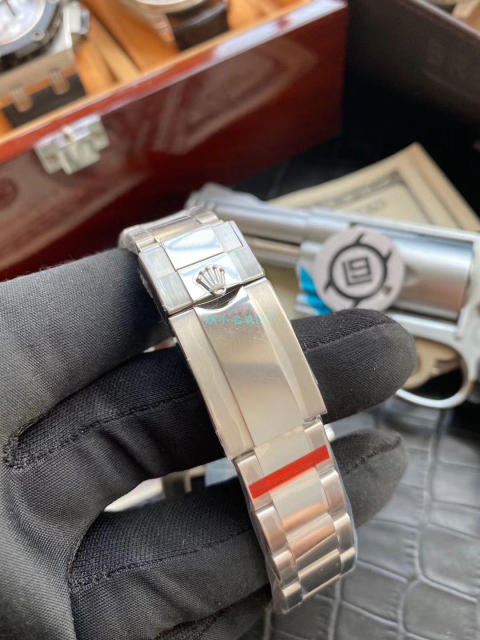 V9 Factory  Knockoff  Watches  Rolex  GMT MASTER II系列116710LN-78200 wrist watches (绿针) / R605