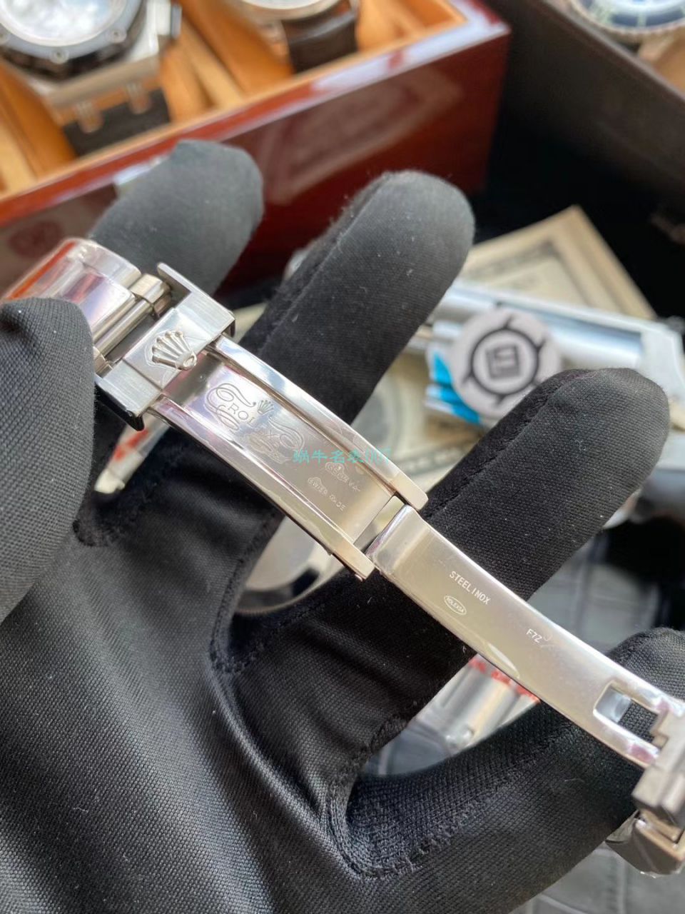 V9 Factory  Knockoff  Watches  Rolex  GMT MASTER II系列116710LN-78200 wrist watches (绿针) / R605