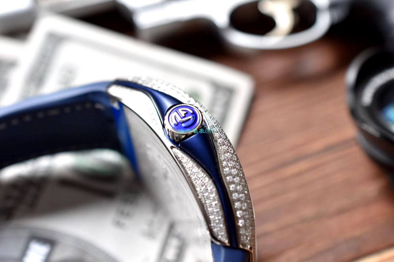 ZF Factory  top  Replica Copy  Watches 法穆兰蔚蓝之作V45蓝游艇蓝色魅影镶钻款 / FL071