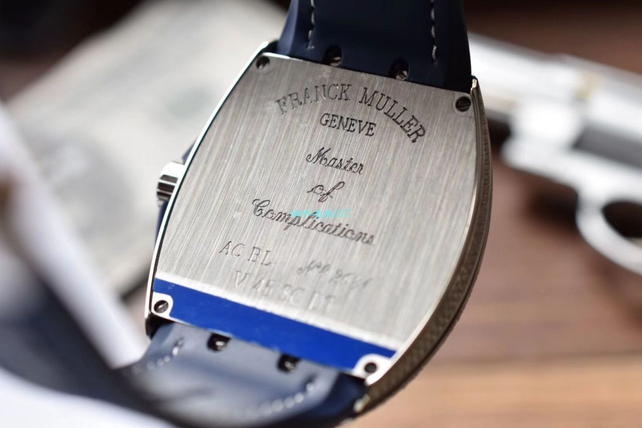 ZF Factory  top  Replica Copy  Watches 法穆兰蔚蓝之作V45蓝游艇蓝色魅影镶钻款 / FL071