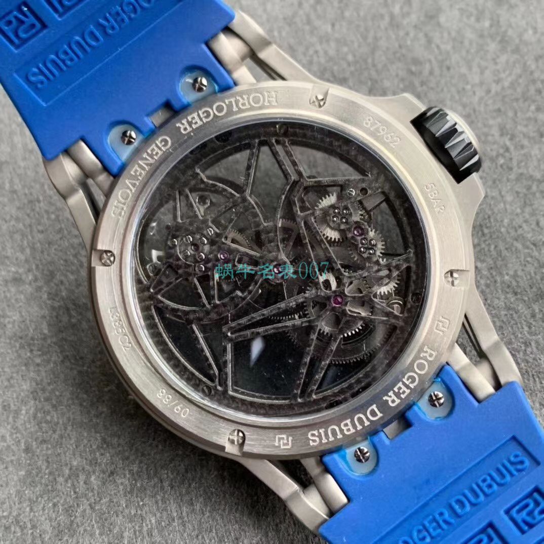 BBR Factory  top  Replica Copy  Tourbillon 罗杰杜彼EXCALIBUR（王者系列）系列RDDBEX0479蓝色 watchband   wrist watches  / LJ066
