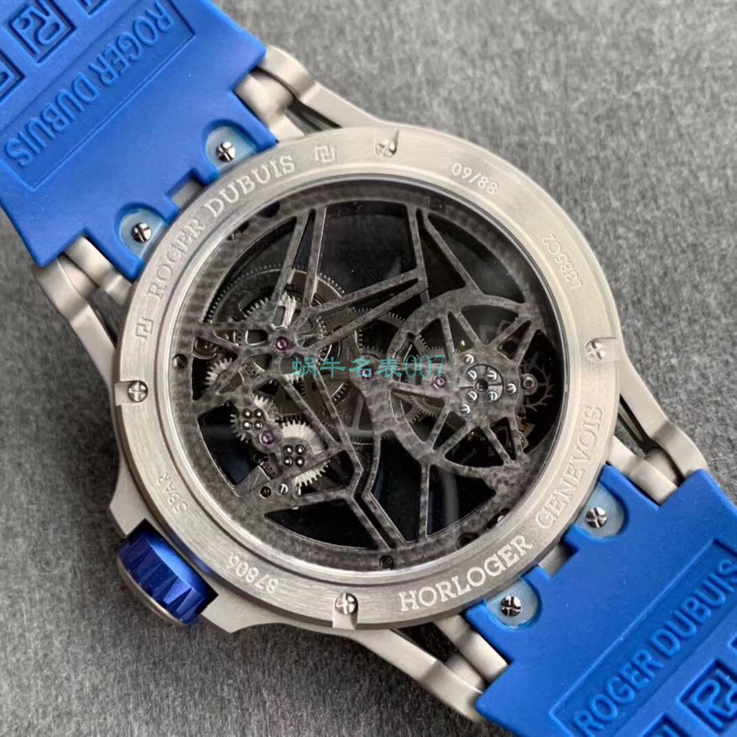 BBR Factory  top  Replica Copy  Tourbillon 罗杰杜彼EXCALIBUR（王者系列）系列RDDBEX0479蓝色 watchband   wrist watches  / LJ066