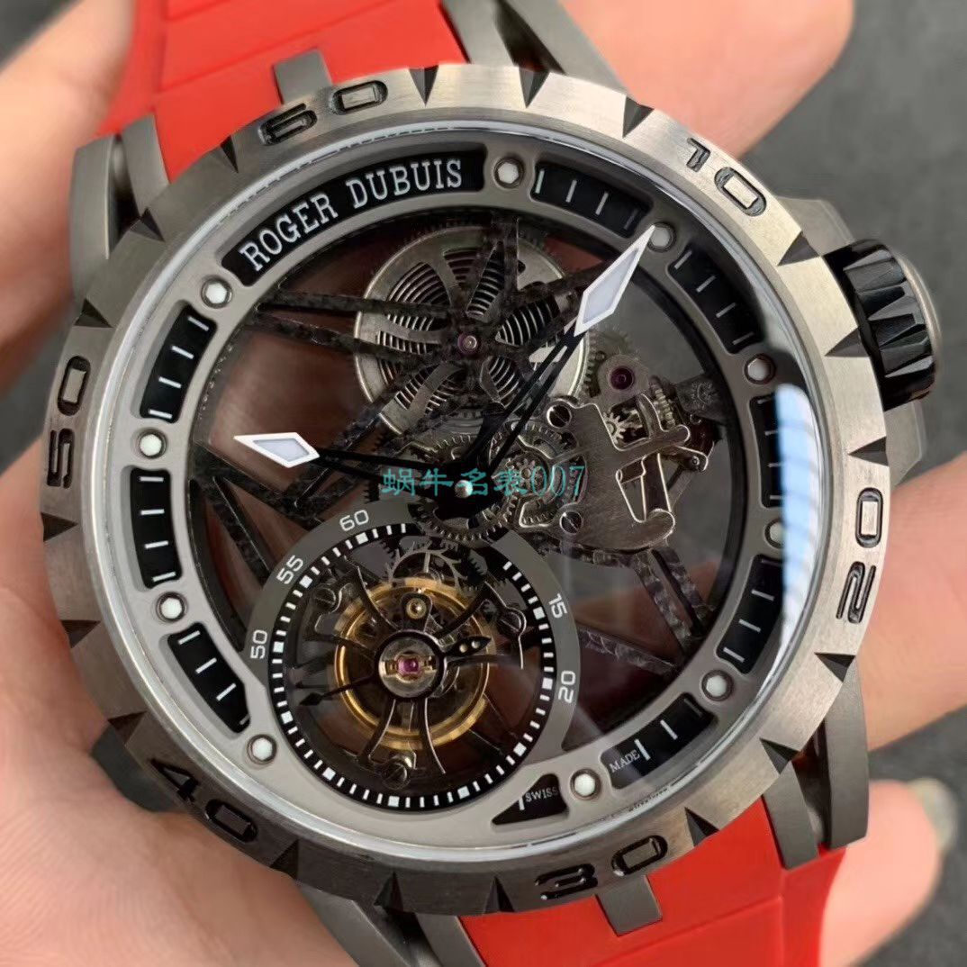 BBR Factory  top  Replica Copy  Tourbillon 罗杰杜彼EXCALIBUR（王者系列）系列RDDBEX0479蓝色 watchband   wrist watches  / LJ066