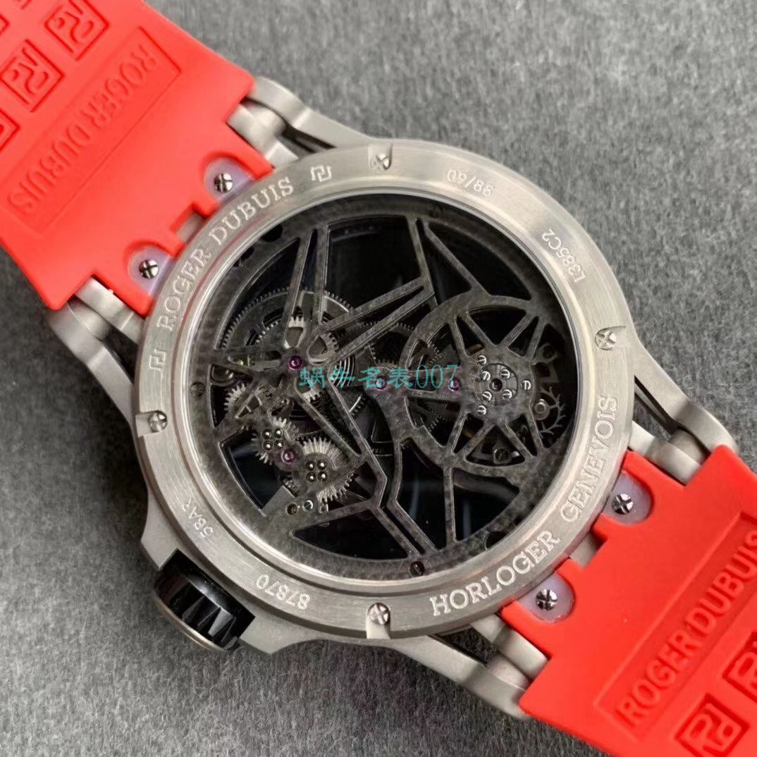BBR Factory  top  Replica Copy  Tourbillon 罗杰杜彼EXCALIBUR（王者系列）系列RDDBEX0479蓝色 watchband   wrist watches  / LJ066
