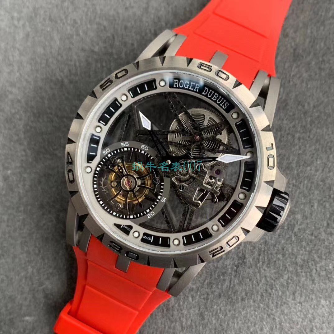 BBR Factory  top  Replica Copy  Tourbillon 罗杰杜彼EXCALIBUR（王者系列）系列RDDBEX0479蓝色 watchband   wrist watches  / LJ066