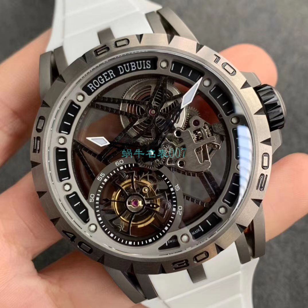 BBR Factory  top  Replica Copy  Tourbillon 罗杰杜彼EXCALIBUR（王者系列）系列RDDBEX0479蓝色 watchband   wrist watches  / LJ066