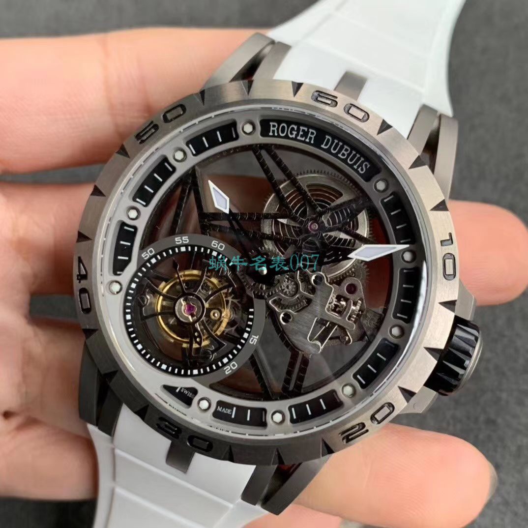 BBR Factory  top  Replica Copy  Tourbillon 罗杰杜彼EXCALIBUR（王者系列）系列RDDBEX0479蓝色 watchband   wrist watches  / LJ066