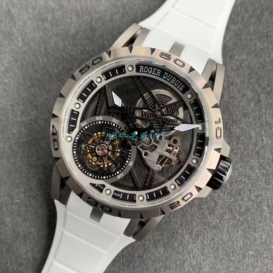 BBR Factory  top  Replica Copy  Tourbillon 罗杰杜彼EXCALIBUR（王者系列）系列RDDBEX0479蓝色 watchband   wrist watches  / LJ066