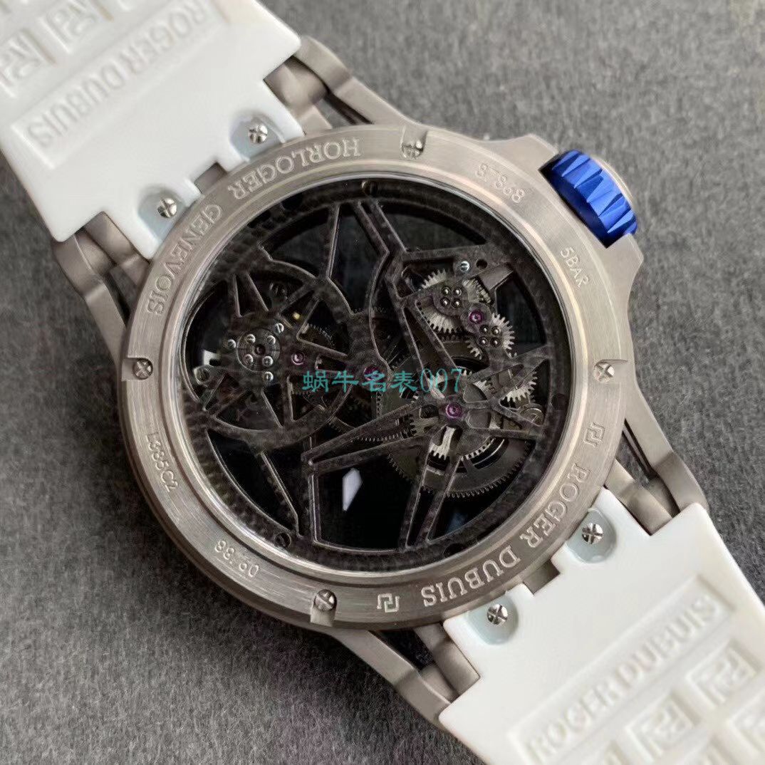 BBR Factory  top  Replica Copy  Tourbillon 罗杰杜彼EXCALIBUR（王者系列）系列RDDBEX0479蓝色 watchband   wrist watches  / LJ066