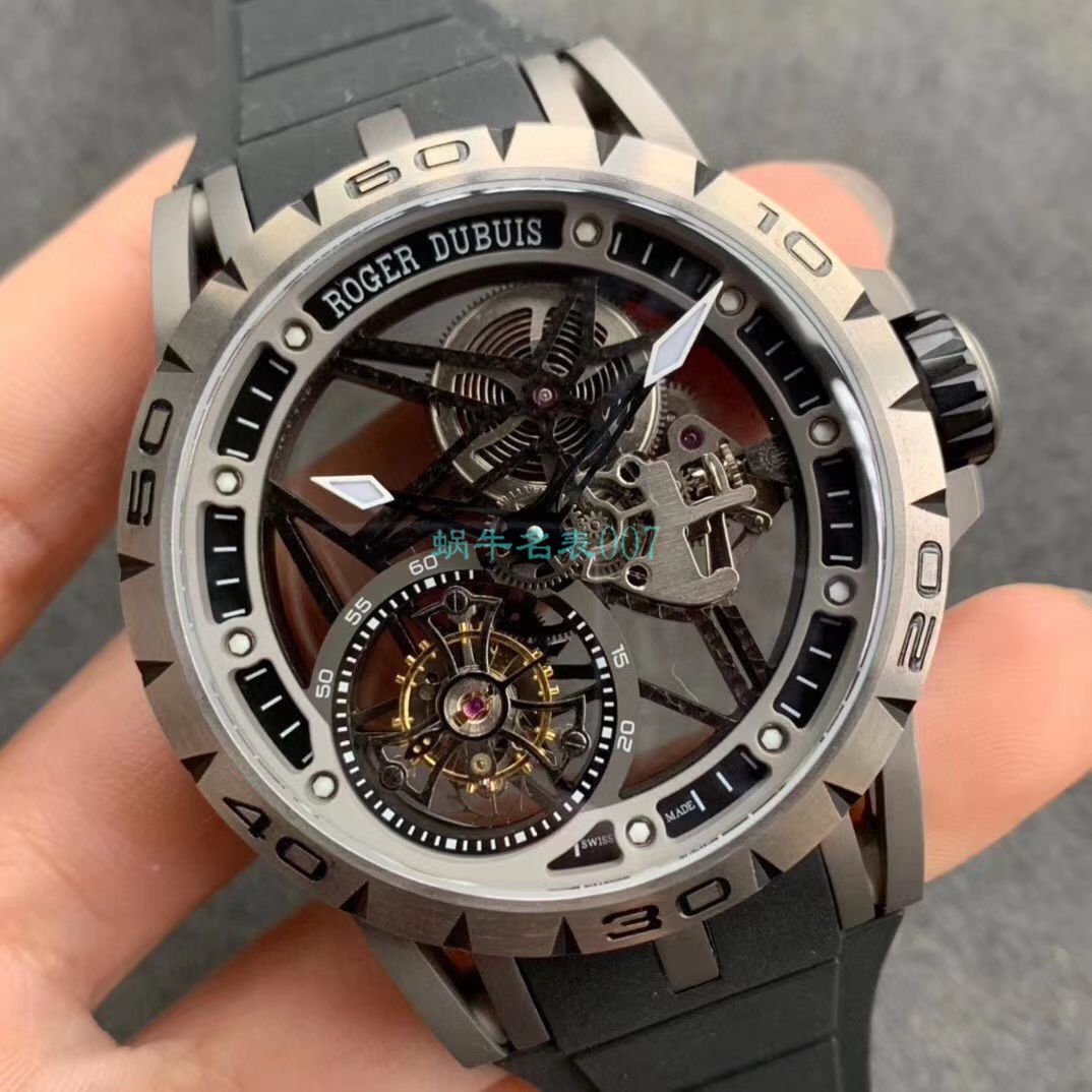 BBR Factory  top  Replica Copy  Tourbillon 罗杰杜彼EXCALIBUR（王者系列）系列RDDBEX0479蓝色 watchband   wrist watches  / LJ066