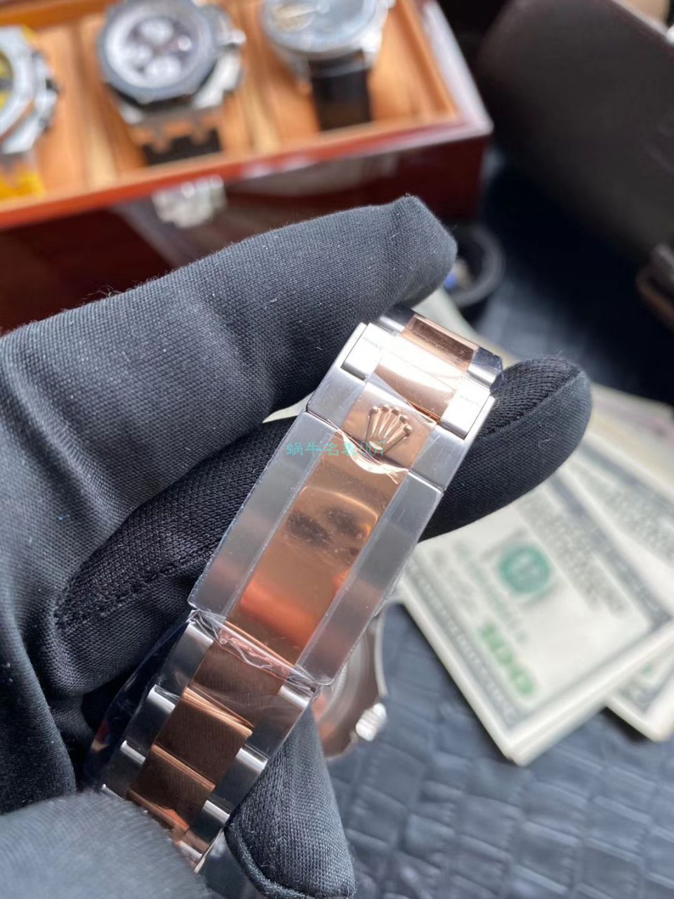 AR Factory  top  Replica Copy 玫瑰金 Rolex  Yacht-Master 系列m126621-0001 wrist watches  / R608