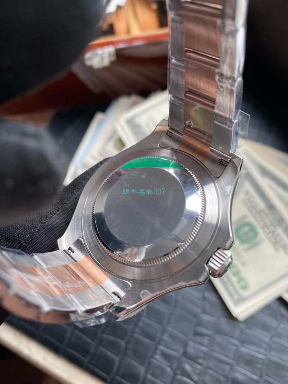AR Factory  top  Replica Copy 玫瑰金 Rolex  Yacht-Master 系列m126621-0001 wrist watches  / R608