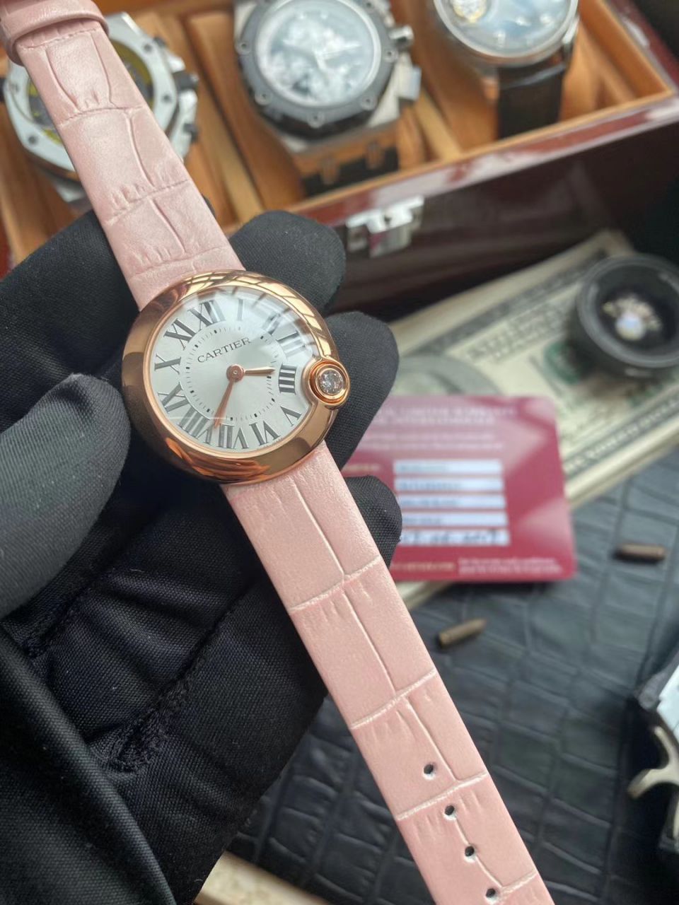 V6 Factory  High quality  Replica 女士 Watches  Cartier  白气球WGBL0005，WGBL0003 / K279