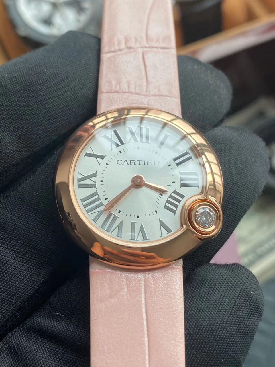 V6 Factory  High quality  Replica 女士 Watches  Cartier  白气球WGBL0005，WGBL0003 / K279