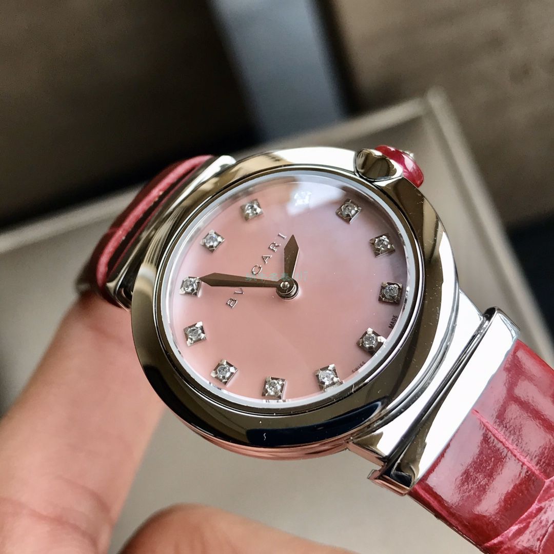 渠道原单真钻女表 BVLGARI LVCEA系列102608 LU28C2SL/12 wrist watches  / BG037