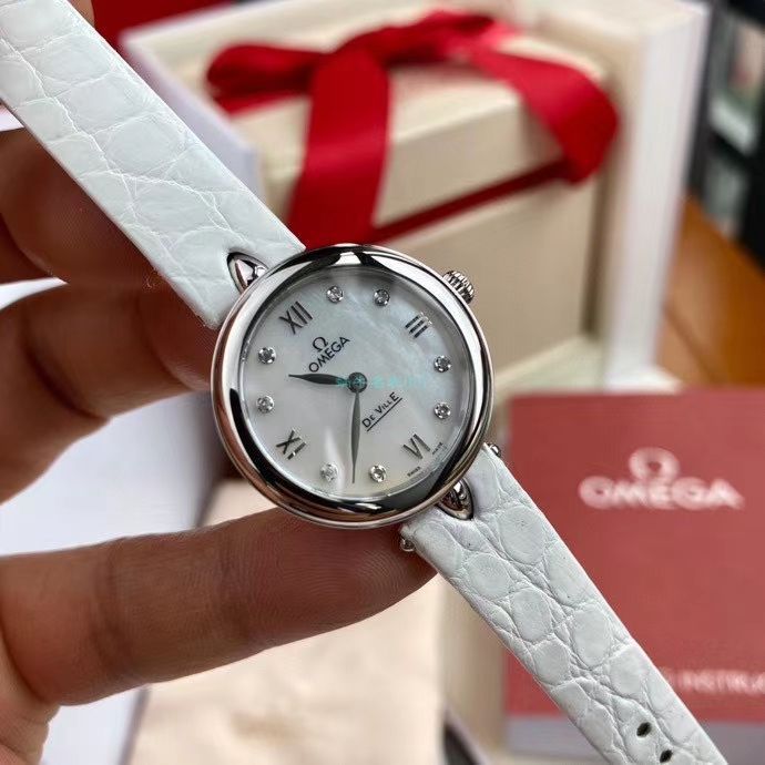 原单真钻女表OMEGA碟飞424.13.27.60.51.001，424.13.27.60.52.001 wrist watches  / M698B