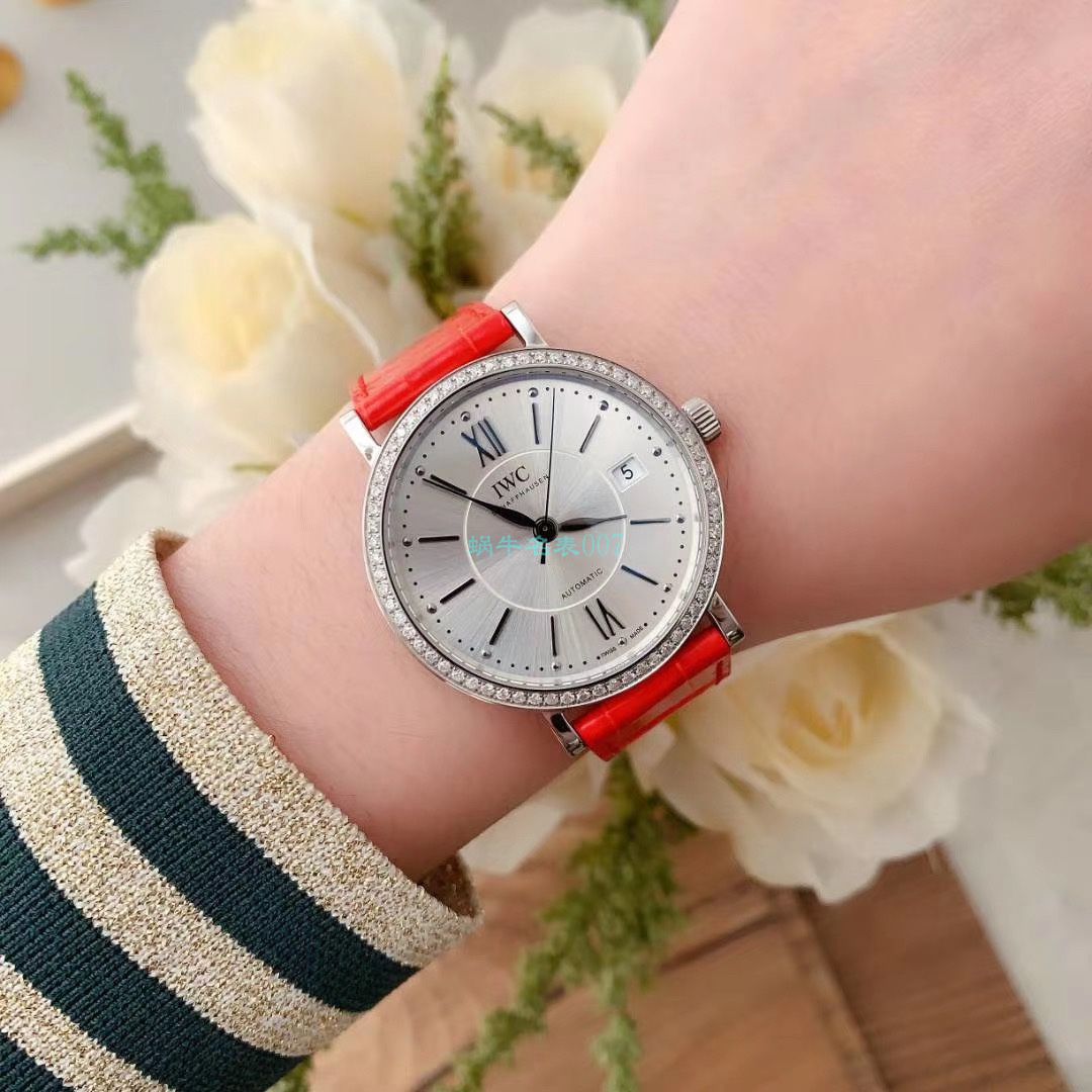 原单真钻IWC女表 IWC 柏涛菲诺系列IW458109 wrist watches  / WG527